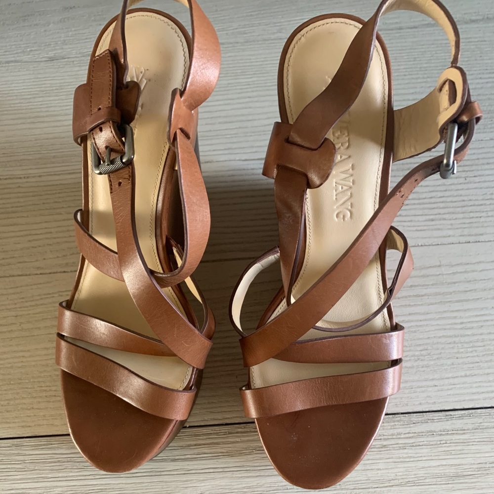 Vera Wang Wedge Sandals